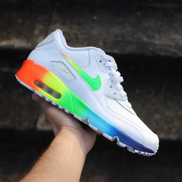 Nike Air Max 90 RAINBOW PRIDE Custom NWT